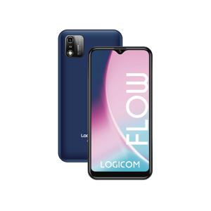 Logicom - Mobile à clapet double Sim avec bluetooth, écran 1,77’’, mémoire  32 Go, batterie de 800 mAh, autonomie jusqu’à 7 jours en veille, avec une