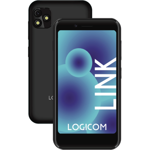 Logicom - Mobile à clapet double Sim avec bluetooth, écran 1,77’’, mémoire  32 Go, batterie de 800 mAh, autonomie jusqu’à 7 jours en veille, avec une