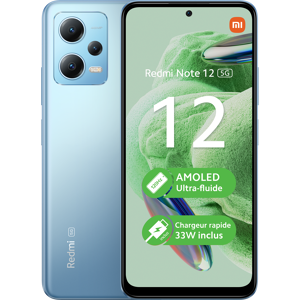 Xiaomi Redmi Note 12 5G 16,9 cm (6.67") Double SIM hybride Android 12 USB Type-C 4 Go 128 Go 5000 mAh Bleu - Publicité