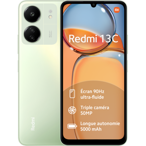 Xiaomi Redmi 13C 17,1 cm (6.74") Double SIM Android 13 4G USB Type-C 8 Go 256 Go 5000 mAh Vert - Publicité