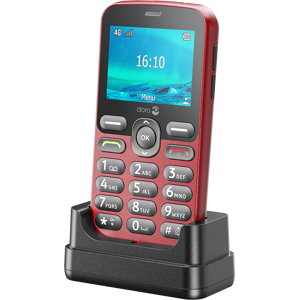 Doro 1880 113,7 g Rouge Téléphone d'entrée de gamme - Publicité