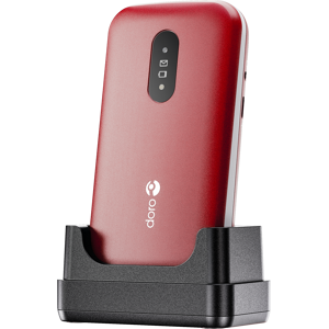 Doro 2820 116,9 g Rouge Téléphone d'entrée de gamme - Publicité