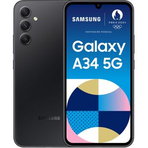 Samsung Galaxy A34 5G 16,8 cm (6.6") Double SIM hybride USB Type-C 6 Go 128 Go 5000 mAh Graphite - Publicité