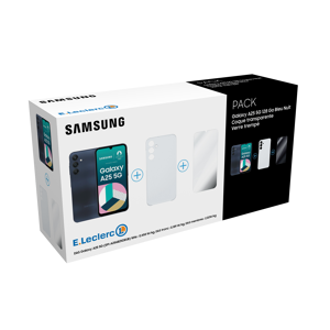 Pack Smartphone Samsung Galaxy A25 5G 128Go Noir avec Coque et Vitre - Publicité