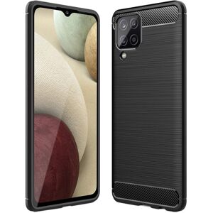 DLH COQUE SILICONE NOIRE POUR SAMSUNG GALAXY A12 (SM-A125)