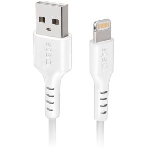 SBS Câble lightning vers USB A, 3m, blanc