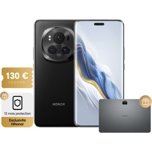 HONOR Magic6 Pro Black,12+512Go,Snapdragon 8 Gen 3,NanoCrystal Shield, 5600mAh,Détection de mouvement IA 2.0,MagicOS 8.0