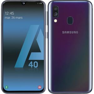 Samsung Galaxy A40 Dual Sim Reconditionné Noir 64go   Smaaart État Correct - Publicité