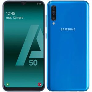 Samsung Galaxy A50 Dual Sim Bleu 128go Reconditionné   Smaaart Parfait État - Publicité