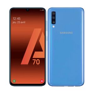 Samsung Galaxy A70 Bleu 128go Reconditionné   Smaaart Très Bon État - Publicité