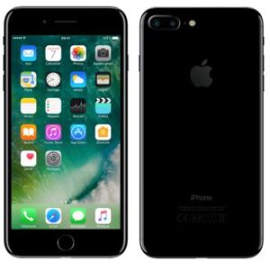 Apple iPhone 7 Plus - 4G smartphone / Mémoire interne 128 Go - Écran LCD - 5.5" - 1920 x 1080 pixels - 2x caméras arrière 12 MP, 12 MP - front camera 7 MP - noir de jais Noir - Publicité