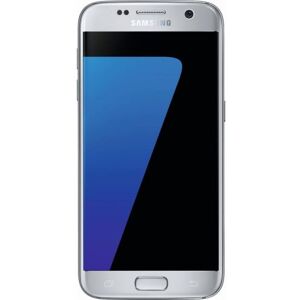 Samsung Galaxy S7 - 4G smartphone - RAM 4 Go / Mémoire interne 32 Go - microSD slot - écran OEL - 5.1" - 2560 x 1440 pixels - rear camera 12 MP - front camera 5 MP - argent Argent - Publicité