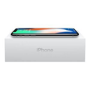 Non communiqué Apple iPhone X - 4G smartphone / Mémoire interne 256 Go - écran OEL - 5.8" - 2436 x 1125 pixels - 2x caméras arrière 12 MP, 12 MP - 2x front cameras 7 MP - argent Argent - Publicité