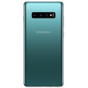 Samsung Galaxy S10+ - 4G smartphone - double SIM - RAM 8 Go / Mémoire interne 128 Go - microSD slot - écran OEL - 6.4" - 3040 x 1440 pixels - 3 x caméras arrière 12 MP, 16 MP, 12 MP - 2x front cameras 10 MP, 8 MP - vert prisme Vert prisme - Publicité