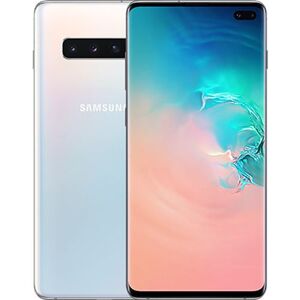 Samsung Galaxy S10+ - 4G smartphone - double SIM - RAM 8 Go / Mémoire interne 128 Go - microSD slot - écran OEL - 6.4" - 3040 x 1440 pixels - 3 x caméras arrière 12 MP, 16 MP, 12 MP - 2x front cameras 10 MP, 8 MP - blanc prisme Blanc prisme - Publicité