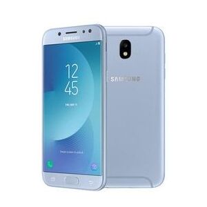 Samsung Galaxy J5 (2017) - 4G smartphone - RAM 2 Go / Mémoire interne 16 Go - microSD slot - écran OEL - 5.2" - 1280 x 720 pixels - rear camera 13 MP - front camera 13 MP - bleu argent Bleu argent - Publicité