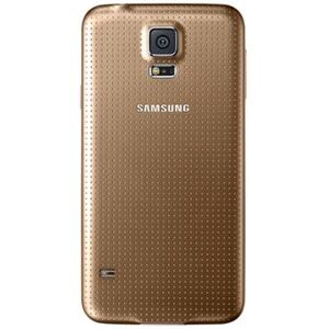 Samsung Galaxy S5 - 4G smartphone - RAM 2 Go / Mémoire interne 16 Go - microSD slot - écran OEL - 5.1" - 1920 x 1080 pixels - rear camera 16 MP - Or cuivré Or cuivré - Publicité