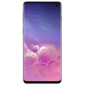 Samsung Galaxy S10 - 4G smartphone - double SIM - RAM 8 Go / Mémoire interne 128 Go - microSD slot - écran OEL - 6.1" - 3040 x 1440 pixels - 3 x caméras arrière 12 MP, 12 MP, 16 MP - front camera 10 MP - noir prisme Noir prisme - Publicité