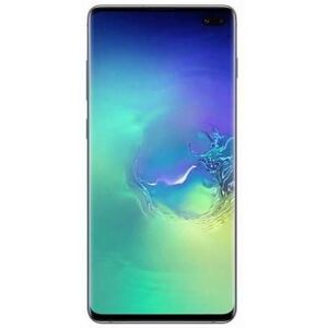 Samsung Galaxy S10+ - 4G smartphone - double SIM - RAM 8 Go / Mémoire interne 128 Go - microSD slot - écran OEL - 6.4" - 3040 x 1440 pixels - 3 x caméras arrière 12 MP, 12 MP, 16 MP - 2x front cameras 10 MP, 8 MP - vert prisme Vert prisme - Publicité