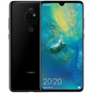 Huawei Mate 20 - 4G smartphone - RAM 4 Go / Mémoire interne 128 Go - microSD slot - Écran LCD - 6.53" - 2244 x 1080 pixels - 3 x caméras arrière 12 MP, 16 MP, 8 MP - front camera 24 MP - noir Noir - Publicité