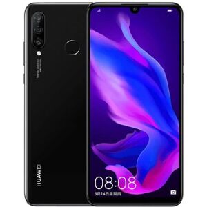 Huawei P30 lite - 4G smartphone - double SIM - RAM 4 Go / Mémoire interne 128 Go - microSD slot - Écran LCD - 6.15" - 2312 x 1080 pixels - 3 x caméras arrière 48 MP, 8 MP, 2 MP - front camera 24 MP - noir Noir - Publicité