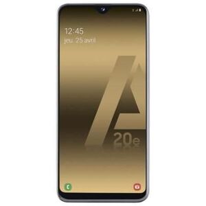 Samsung Galaxy A20e - 4G smartphone - double SIM - RAM 3 Go / Mémoire interne 32 Go - microSD slot - Écran LCD - 5.8" - 1560 x 720 pixels - 2x caméras arrière 13 MP, 5 MP - front camera 8 MP - blanc Blanc - Publicité