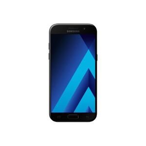 Samsung Galaxy A5 (2017) - 4G smartphone - RAM 3 Go / Mémoire interne 32 Go - microSD slot - écran OEL - 5.2" - 1920 x 1080 pixels - rear camera 16 MP - front camera 16 MP - ciel noir Ciel noir - Publicité