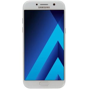 Samsung Galaxy A5 (2017) - 4G smartphone - RAM 3 Go / Mémoire interne 32 Go - microSD slot - écran OEL - 5.2" - 1920 x 1080 pixels - rear camera 16 MP - front camera 16 MP - brume bleue Bleu - Publicité