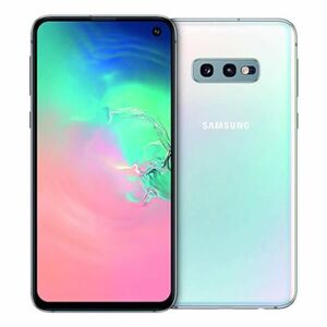 Samsung Galaxy S10e - 4G smartphone - double SIM - RAM 6 Go / Mémoire interne 128 Go - microSD slot - écran OEL - 5.8" - 2280 x 1080 pixels - 2x caméras arrière 12 MP, 16 MP - front camera 10 MP - blanc prisme Blanc prisme - Publicité
