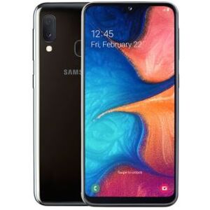 Samsung Galaxy A20E - 4G smartphone - double SIM - RAM 3 Go / Mémoire interne 32 Go - microSD slot - Écran LCD - 5.8" - 1560 x 720 pixels - 2x caméras arrière 13 MP, 5 MP - front camera 8 MP - TIM - noir Noir - Publicité