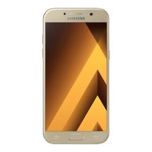 Samsung Galaxy A5 (2017) - 4G smartphone - RAM 3 Go / Mémoire interne 32 Go - microSD slot - écran OEL - 5.2" - 1920 x 1080 pixels - rear camera 16 MP - front camera 16 MP - or sable Or sable - Publicité