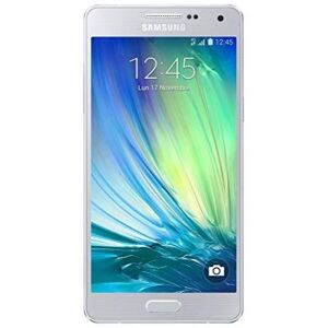 Samsung Galaxy A5 - 4G smartphone - RAM 2 Go / Mémoire interne 16 Go - microSD slot - écran OEL - 5" - 1280 x 720 pixels - rear camera 13 MP - front camera 5 MP - argent platine Argent platine - Publicité