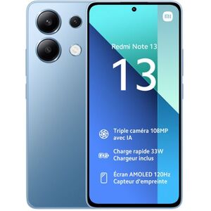 Smartphone Xiaomi Redmi Note 13 6.67" Double SIM 256 Go Bleu Bleu - Publicité