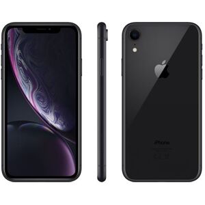 Apple iPhone XR - 4G smartphone - double SIM / Mémoire interne 256 Go - Écran LCD - 6.1" - 1792 x 828 pixels - rear camera 12 MP - front camera 7 MP - noir Noir - Publicité