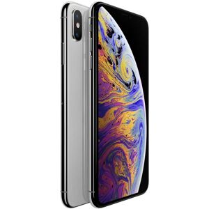 Apple iPhone XS Max - 4G smartphone - double SIM / Mémoire interne 64 Go - écran OEL - 6.5" - 2688 x 1242 pixels (120 Hz) - 2x caméras arrière 12 MP, 12 MP - 2x front cameras 7 MP - argent Argent - Publicité