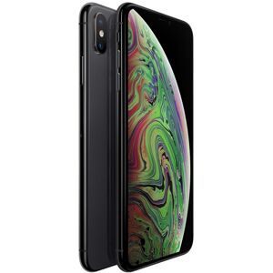 Apple iPhone XS Max - 4G smartphone - double SIM / Mémoire interne 64 Go - écran OEL - 6.5" - 2688 x 1242 pixels (120 Hz) - 2x caméras arrière 12 MP, 12 MP - 2x front cameras 7 MP - gris sidéral Gris sidéral - Publicité