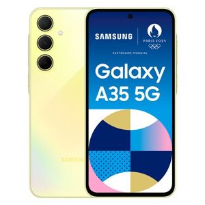 Smartphone Samsung Galaxy A35 6,6" 5G Nano SIM 128 Go Lime Jaune - Publicité