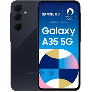 Smartphone Samsung Galaxy A35 6,6" 5G Nano SIM 128 Go Bleu nuit Noir - Publicité