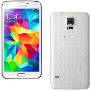 Smartphone Samsung Galaxy S5 (g900f), 16 Go, Blanc Blanc brillant - Publicité