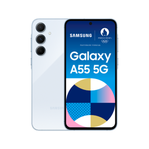 Samsung - Galaxy A55 5g 256go Bleu - Publicité