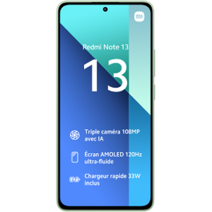 Xiaomi - Redmi Note 13 128go Vert - Publicité