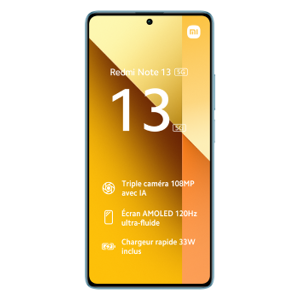 Xiaomi - Redmi Note 13 5g 256go Bleu - Publicité