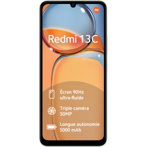 Xiaomi - Redmi 13c 128go Vert - Publicité