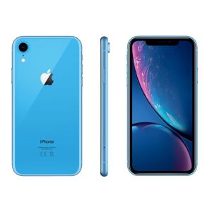 APPLE iPhone XR 64Go bleu Reconditionné grade éco + coque - Publicité