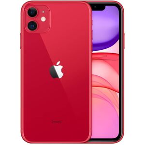 APPLE iPhone 11 64Go rouge reconditionné grade éco + coque - Publicité