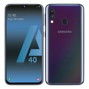 SAMSUNG RECOND Smartphone SAMSUNG GALAXY A40 64 Go Noir reconditionné Grade éco