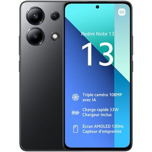 Smartphone XIAOMI Redmi Note 13 4G 256Go Noir - Publicité