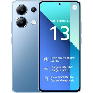 Smartphone XIAOMI Redmi Note 13 4G 256Go Bleu - Publicité