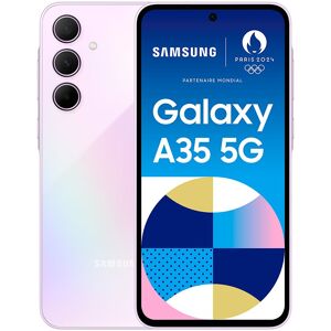 Smartphone SAMSUNG GALAXY A35 5G 128Go Lilas - Publicité