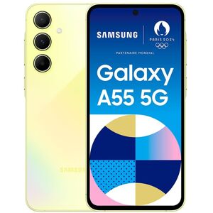 Smartphone SAMSUNG GALAXY A55 5G 128Go Lime - Publicité